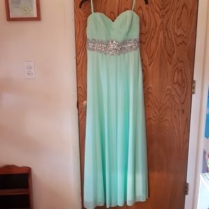 Seafoam Green Prom Dress